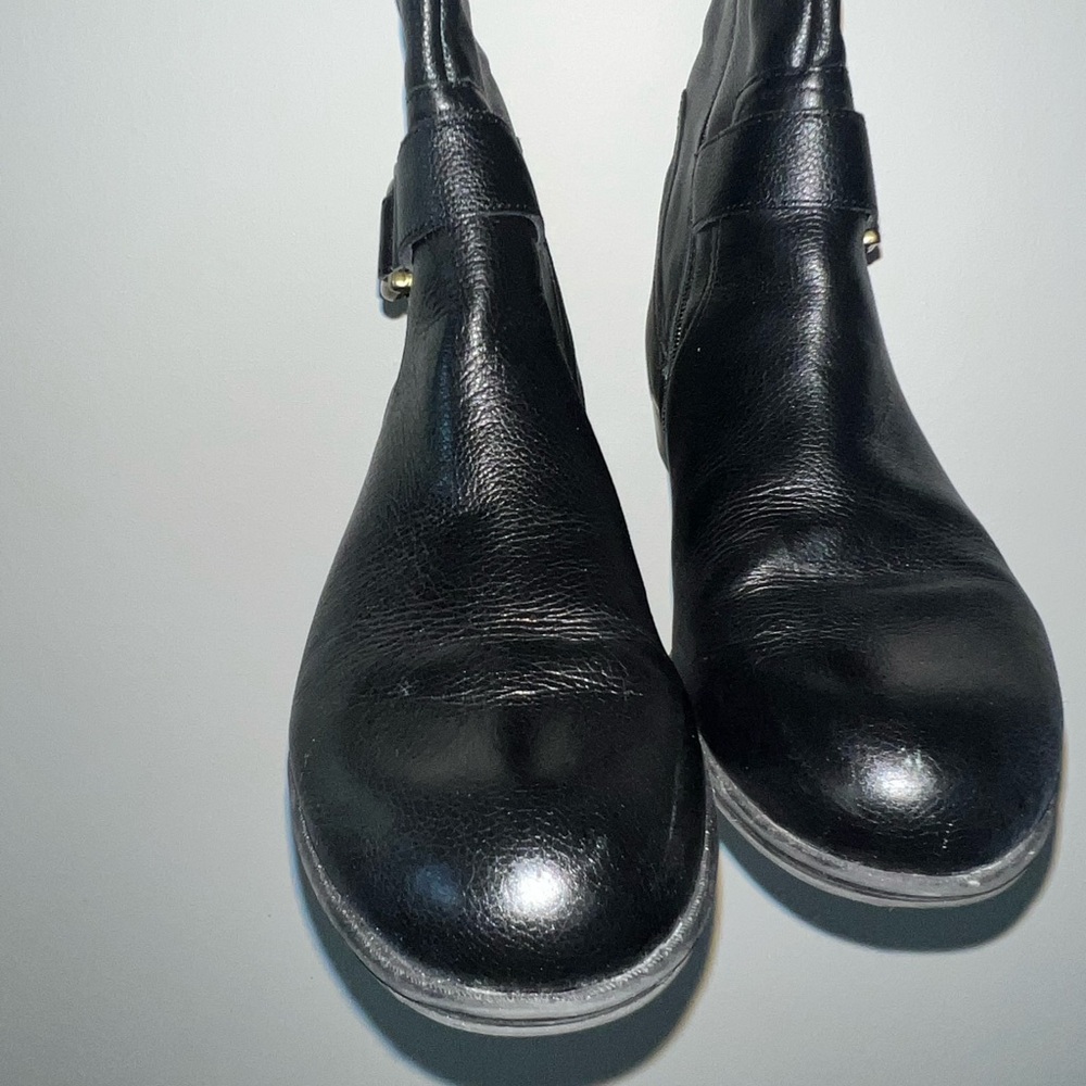 Black Boots Leather Upper Size Womens 9 Naturalizer Joylynn Knee - Picture 8 of 12